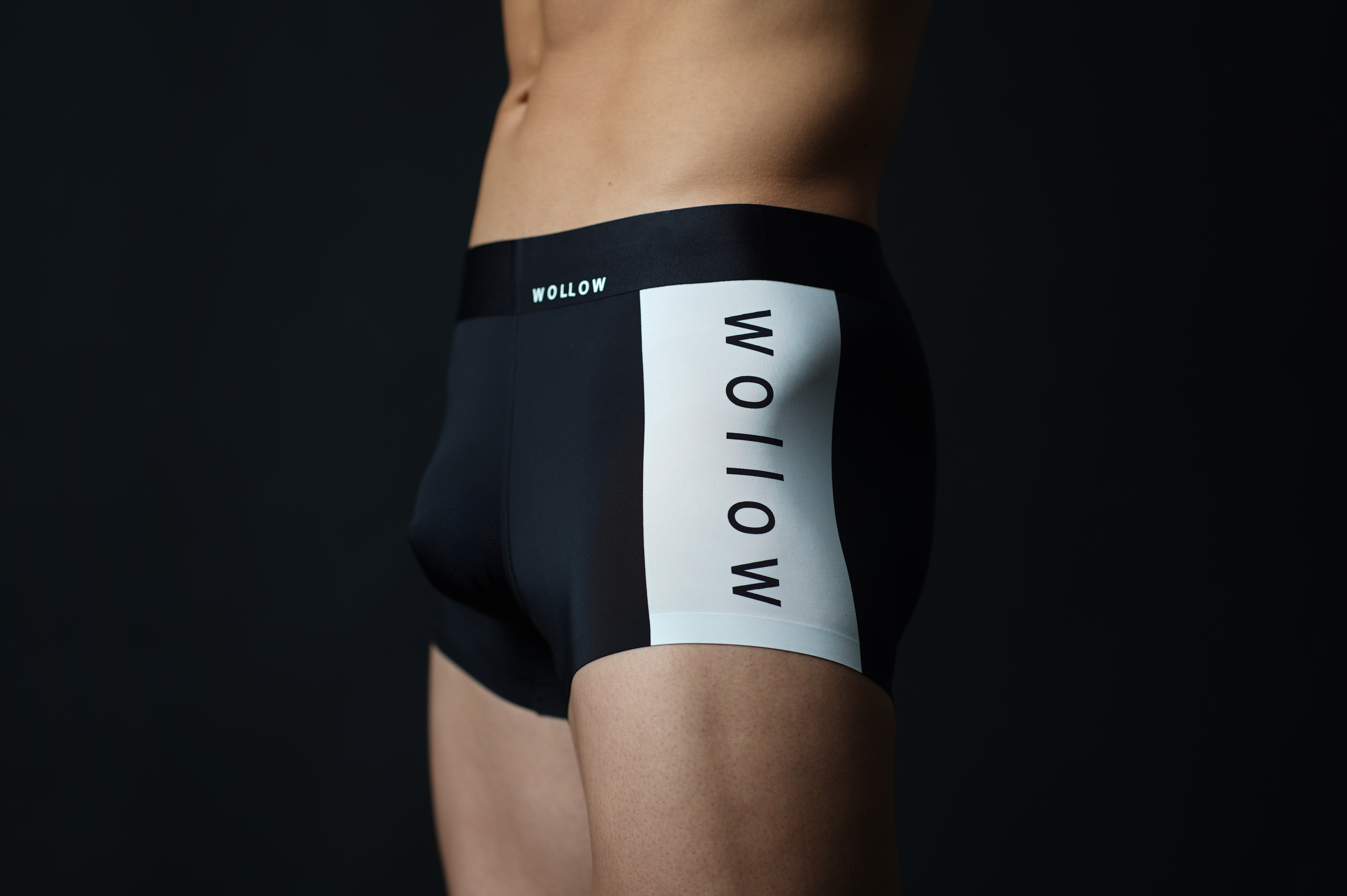 株式会社スケールのブランドWOLLOWのアンダーウェアを着用する男性の画像1